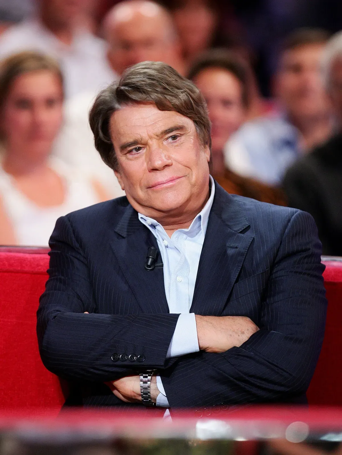 L'émission "Vivement Dimanche" à Paris, France Le 15 septembre 2010-Bernard Tapie. | Photo : Getty Images