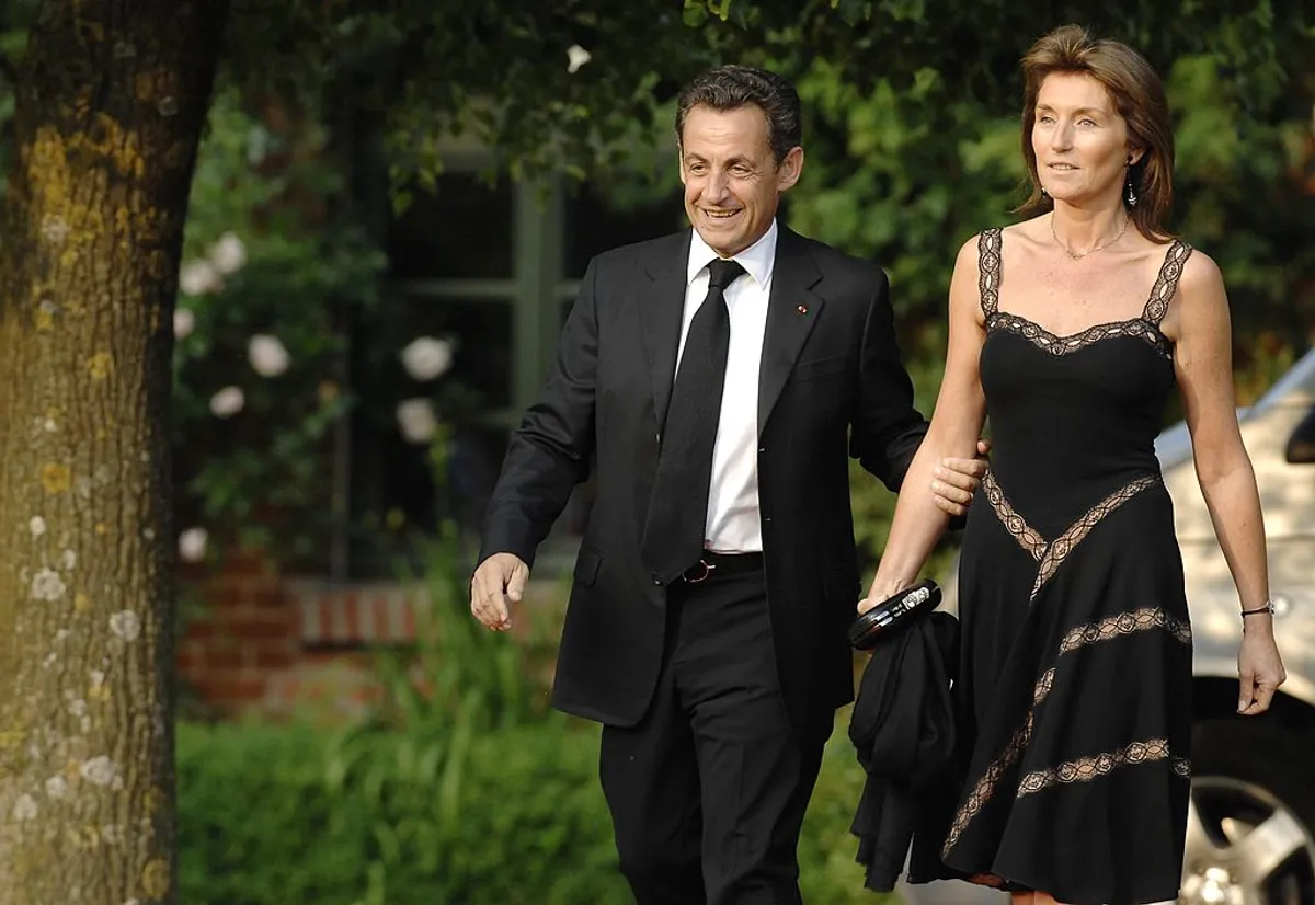 Le président français Nicolas Sarkozy et son épouse Cecilia. | Photo : Getty Images