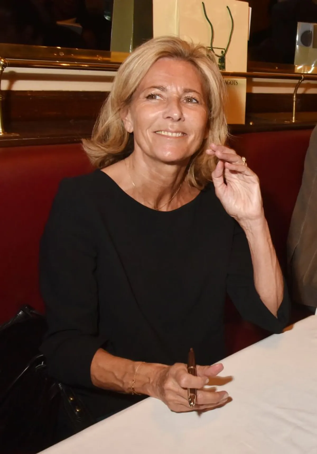 Claire Chazal à la signature de "lte litteraire des deux magots" | Photo : Getty Images